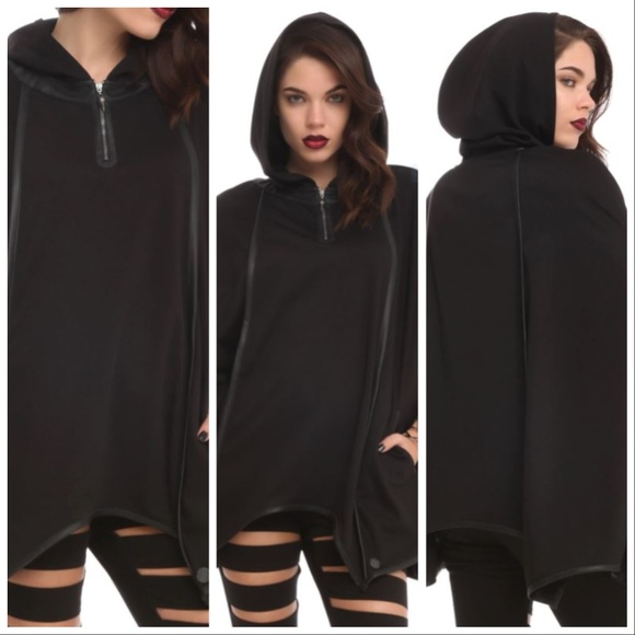 Disney Jackets & Blazers - DISNEY MALEFICENT BAT WING PULLOVER S/M Cape Goth